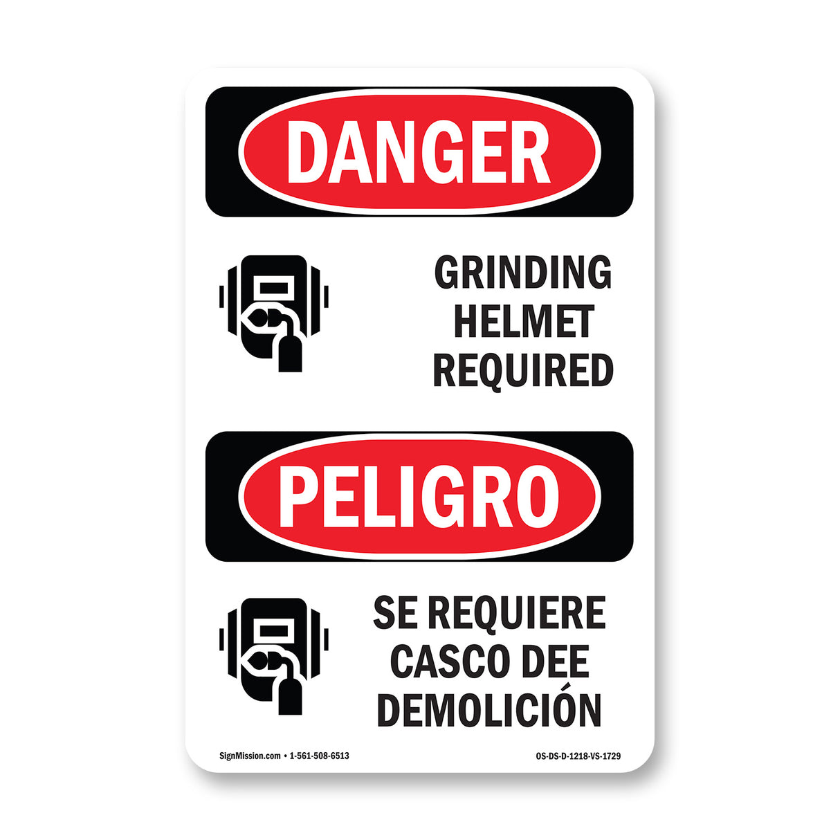 Grinding Helmet Required