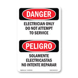 Electrician Only Do Not Attempt To Service