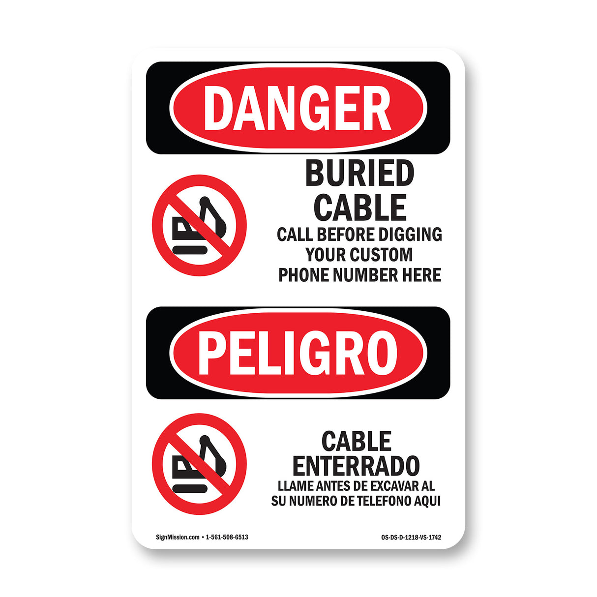 Custom Buried Cable Call Before Digging