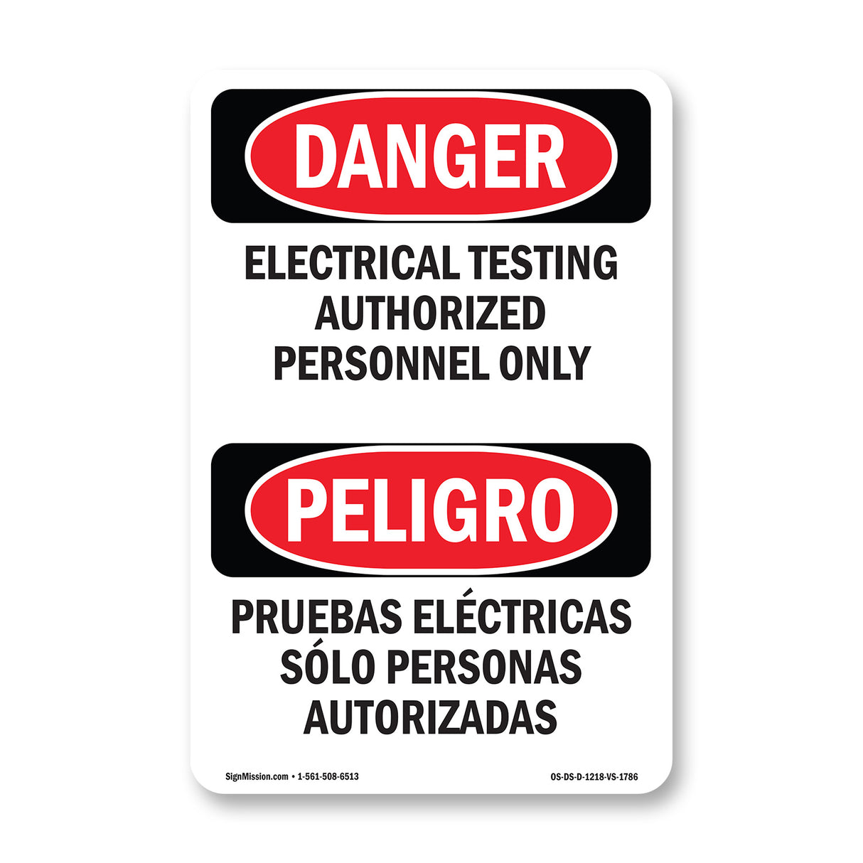 Electrical Testing Authorized Persons Only