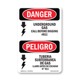 Underground Gas Call Before Digging #811