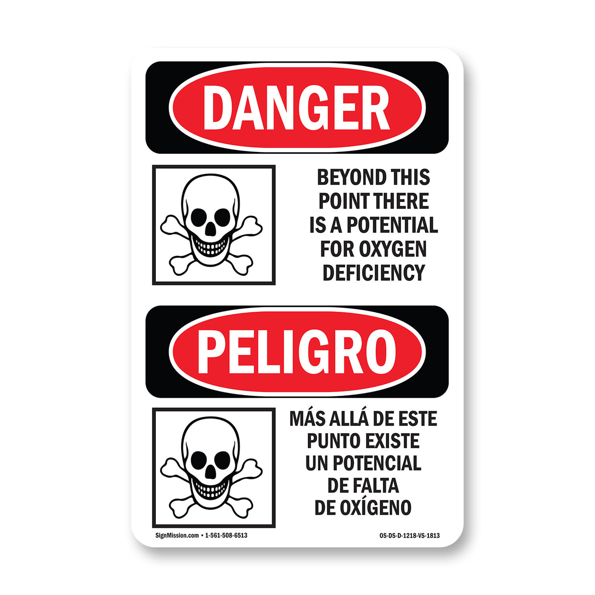 Oxygen Deficiency Beyond This Point