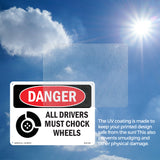 All Drivers Must Chock Wheels