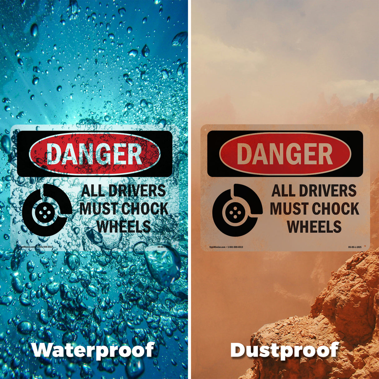 All Drivers Must Chock Wheels