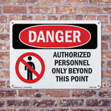 Authorized Personnel Only Beyond This Point