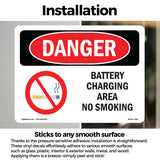 Battery Charging Area No Smoking