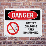 Battery Charging Area No Smoking