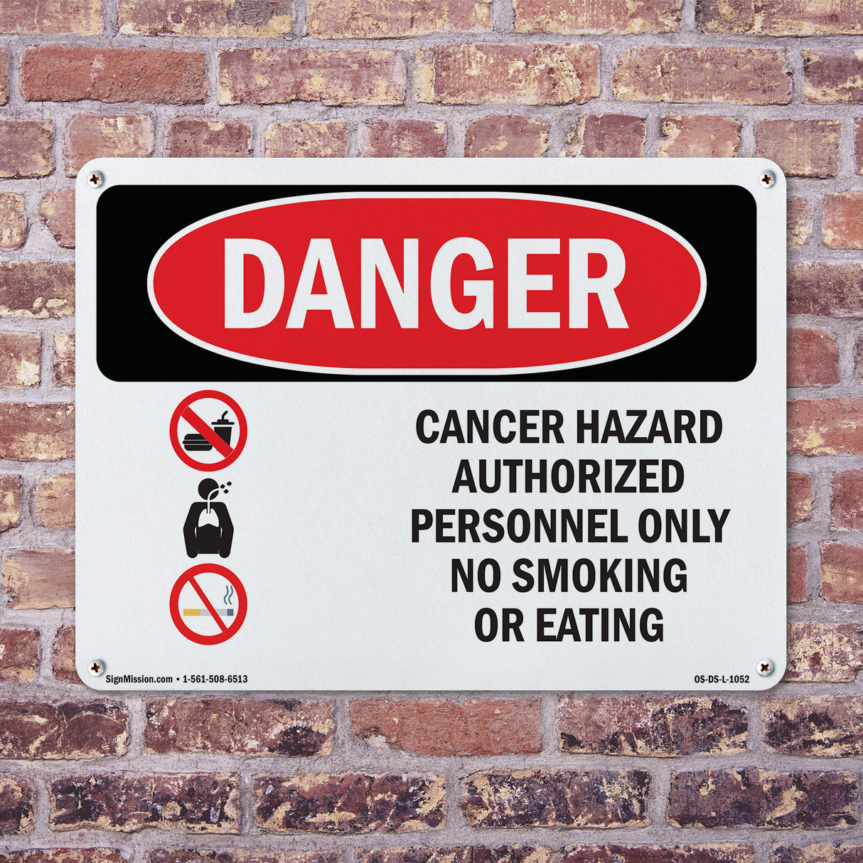 Cancer Hazard Authorized Personnel Only