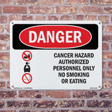 Cancer Hazard Authorized Personnel Only