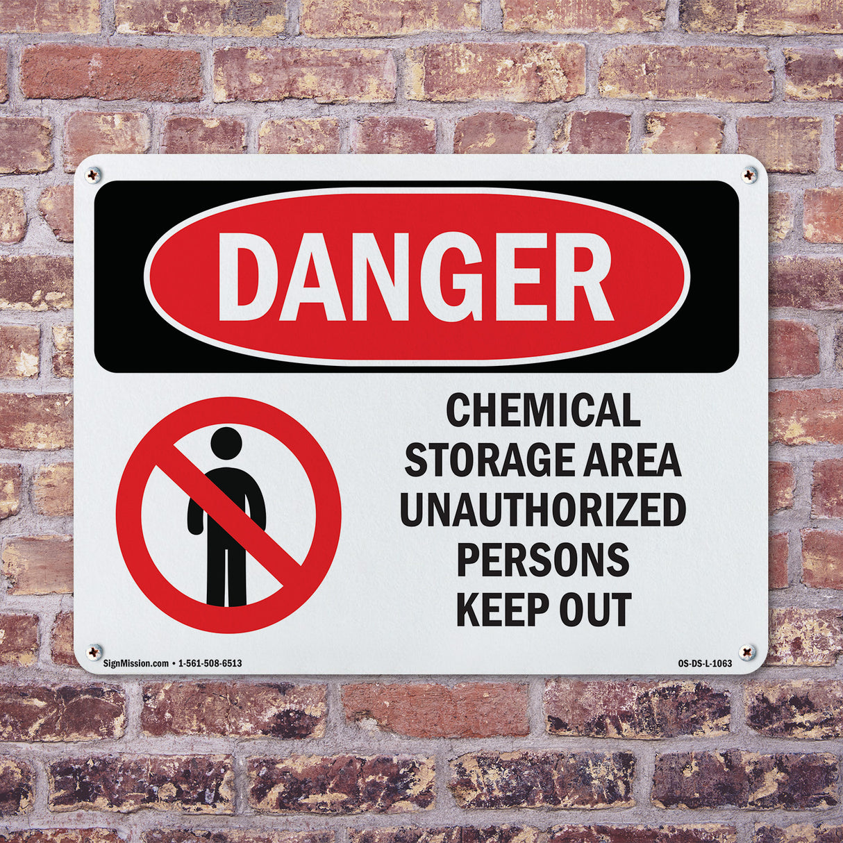 Chemical Storage Area Keep Out