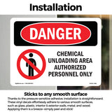 Chemical Unloading Area Authorized Only