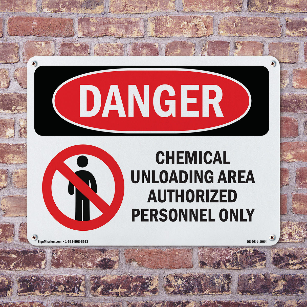 Chemical Unloading Area Authorized Only