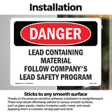 Lead Containing Material Safety Program