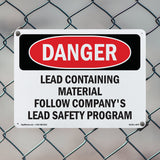 Lead Containing Material Safety Program