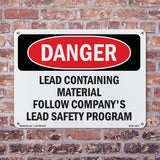 Lead Containing Material Safety Program