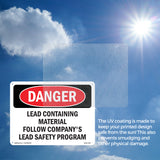 Lead Containing Material Safety Program