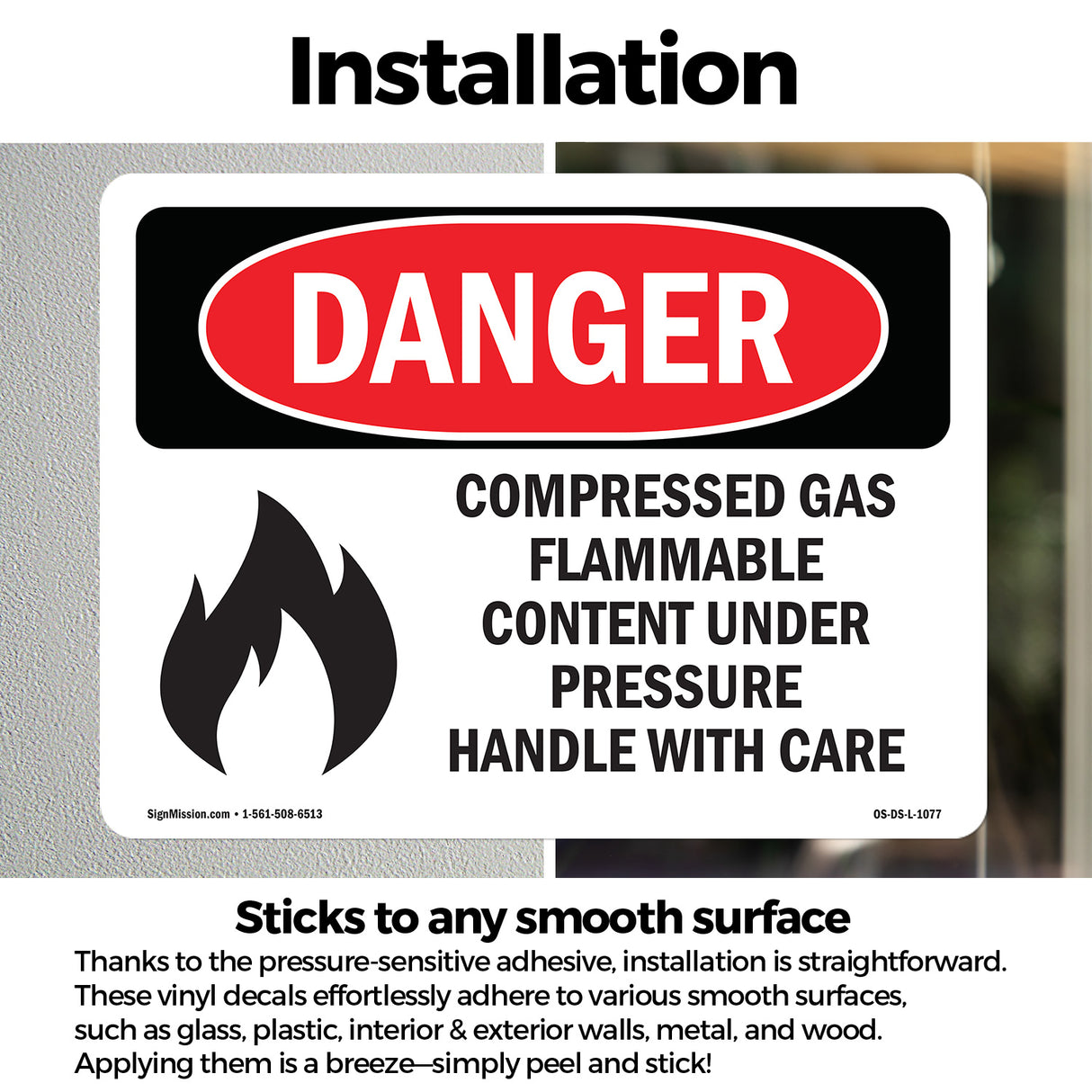 Compressed Gas Flammable Content