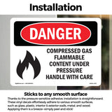 Compressed Gas Flammable Content