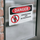 Construction Site No Trespassing