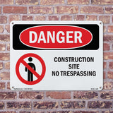 Construction Site No Trespassing