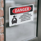 Contains Asbestos Fibers