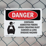 Contains Asbestos Fibers