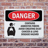 Contains Asbestos Fibers