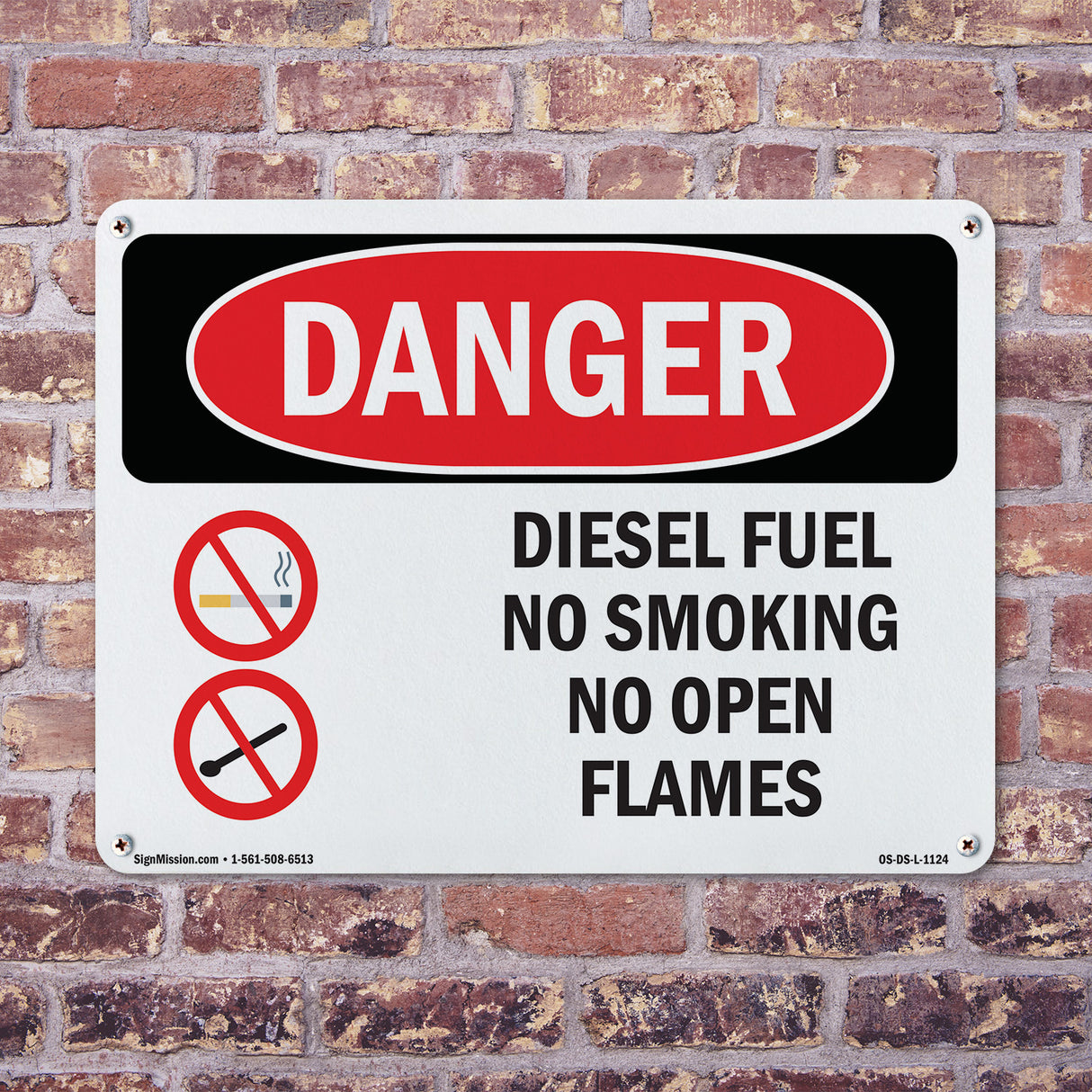 Diesel Fuel No Smoking No Open Flames