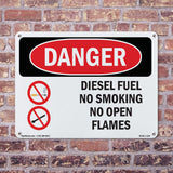 Diesel Fuel No Smoking No Open Flames