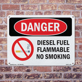 Diesel Fuel Flammable No Smoking