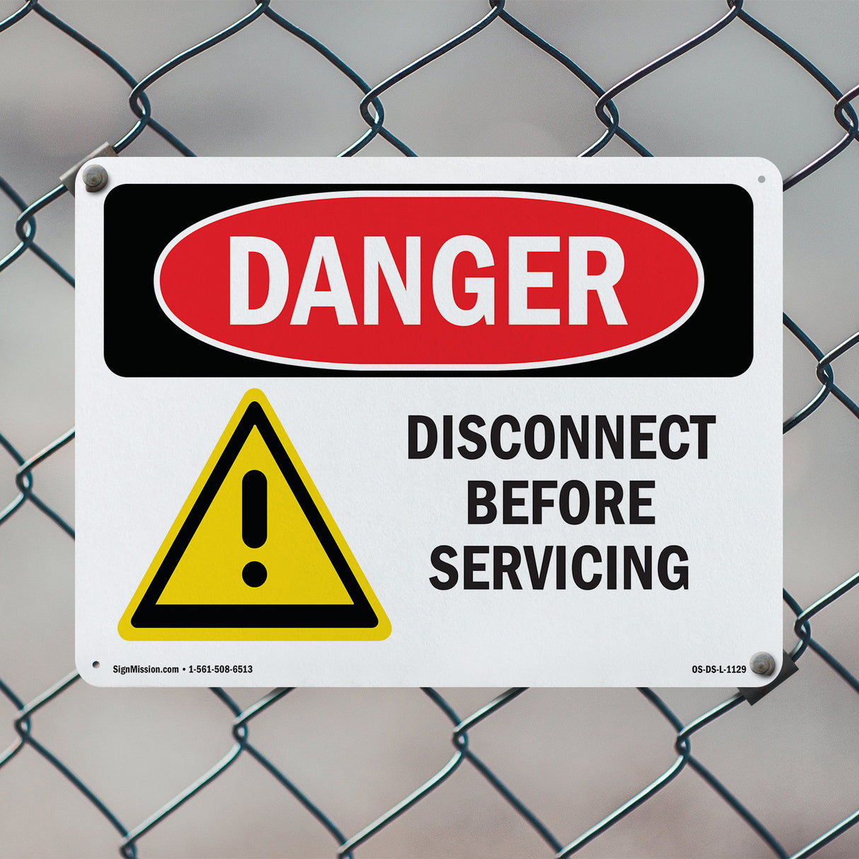 Disconnect Before Servicing