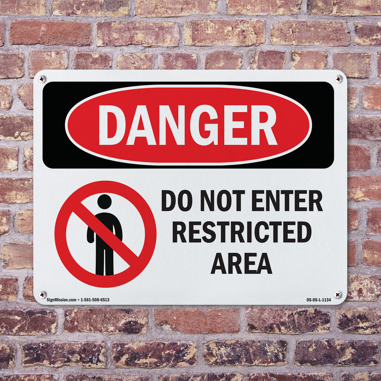 Do Not Enter Restricted Area