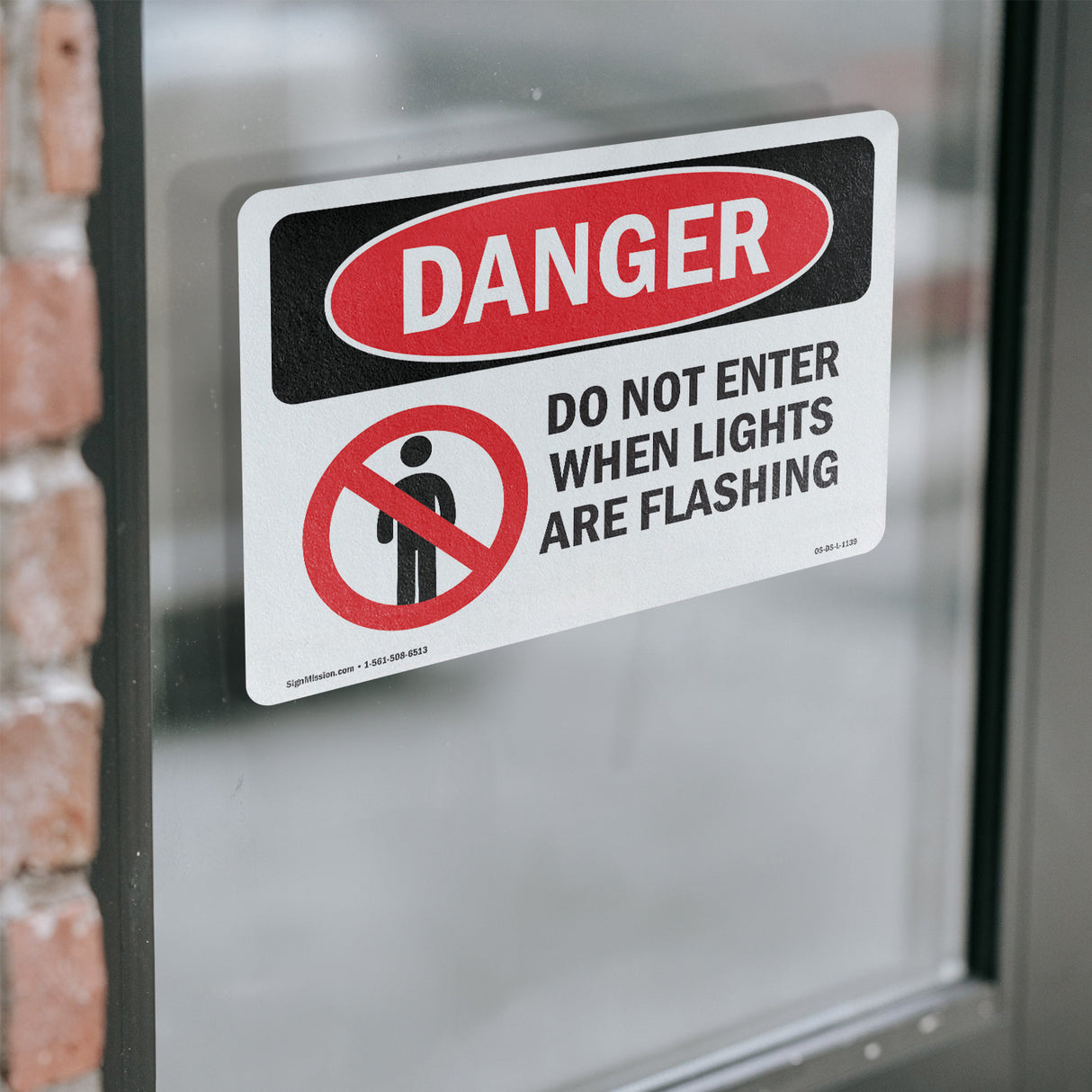 Do Not Enter When Lights Are Flashing