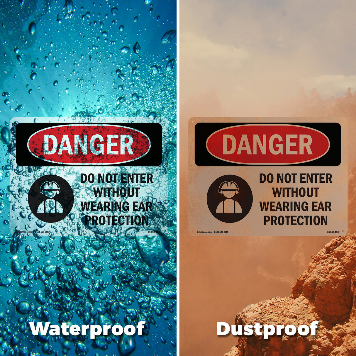 Do Not Enter Without Wearing Ear Protection