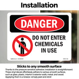 Do Not Enter Chemicals In Use