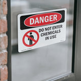 Do Not Enter Chemicals In Use