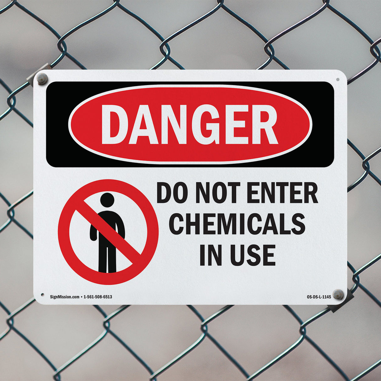 Do Not Enter Chemicals In Use