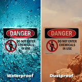 Do Not Enter Chemicals In Use