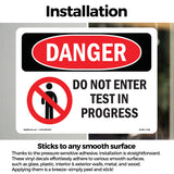 Do Not Enter Test In Progress