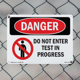 Do Not Enter Test In Progress