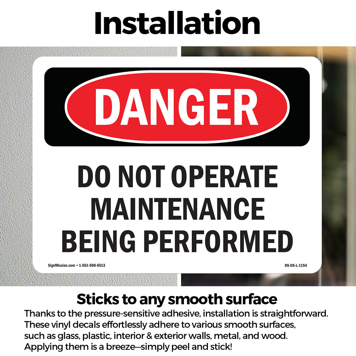 Do Not Operate Maintenance Being Performed