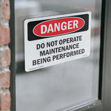 Do Not Operate Maintenance Being Performed