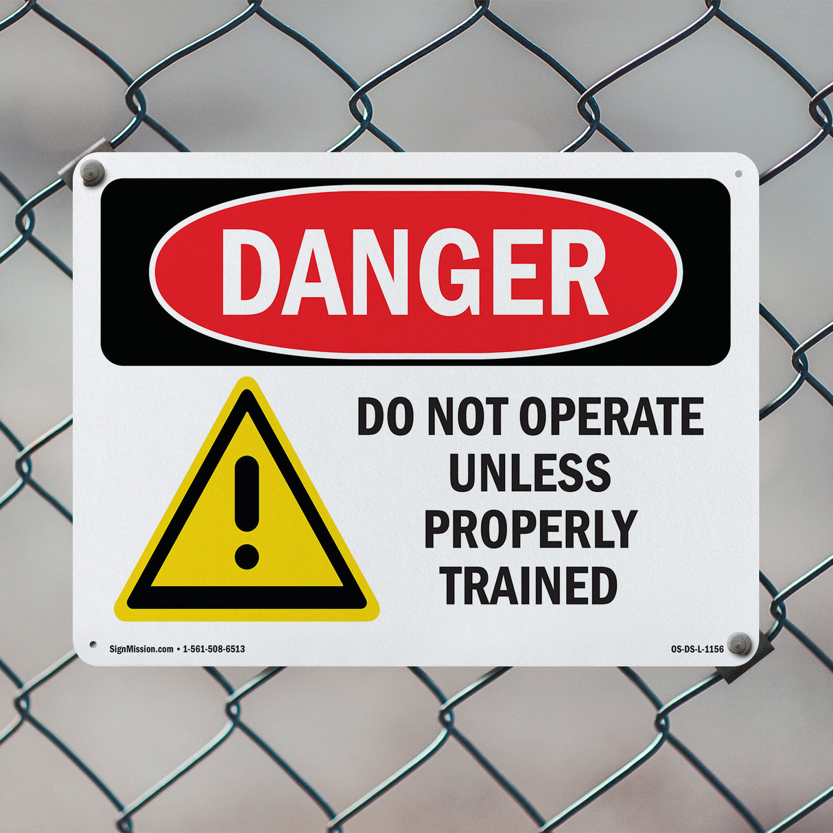 Do Not Operate Unless Properly Trained