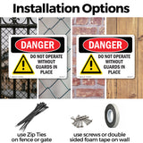 Do Not Operate Without Guards In Place