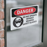 Do Not Operate Without Safety Glasses