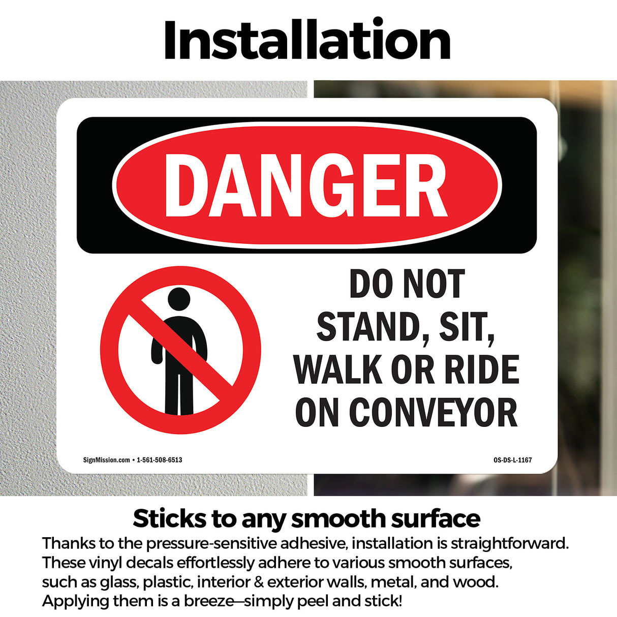 Do Not Stand  Sit  Walk Or Ride On Conveyor