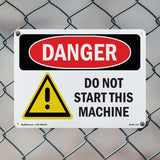 Do Not Start This Machine