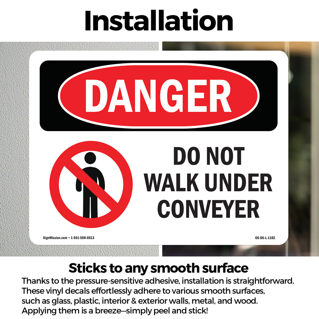 Do Not Walk Under Conveyor