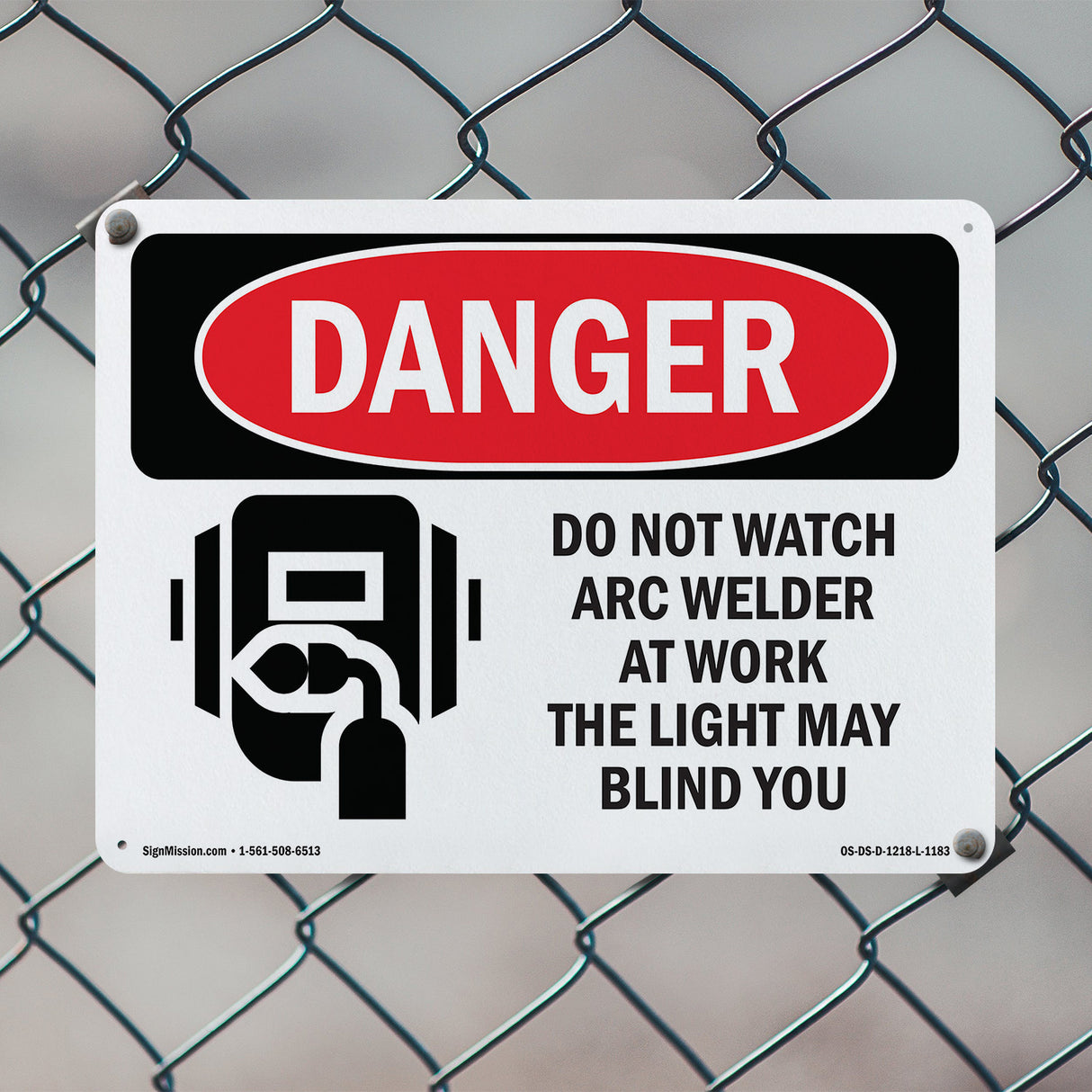 Do Not Watch Arc Welder At Work