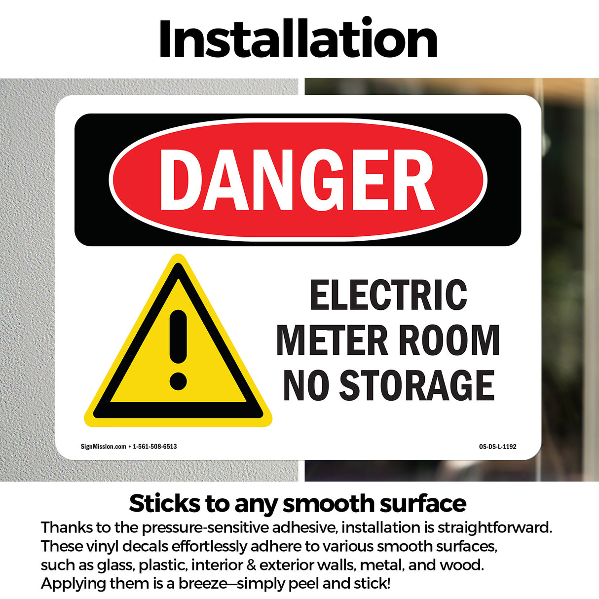 Electric Meter Room No Storage